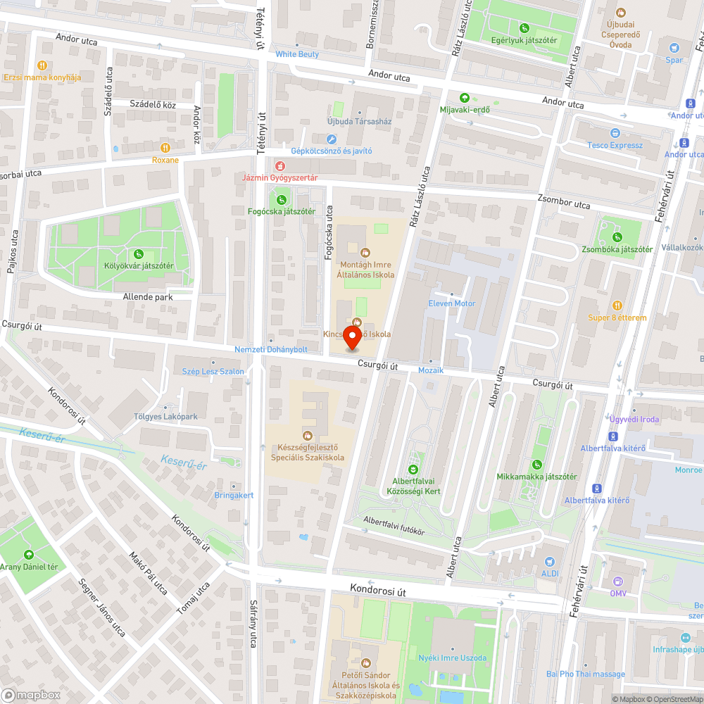 Üres fahely bejelentés helye