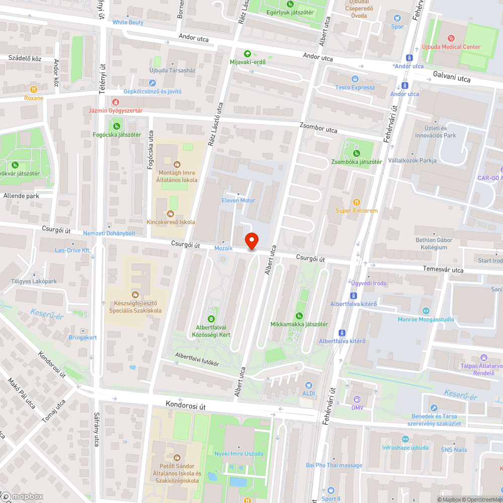 Sérült közműszekrény bejelentés helye