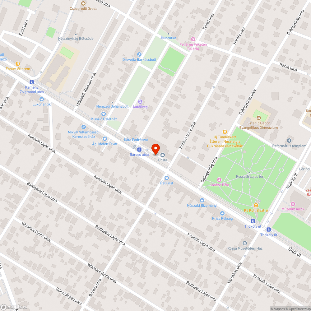 Járdára parkolás - Pestlőrinc Városháza bejelentés helye