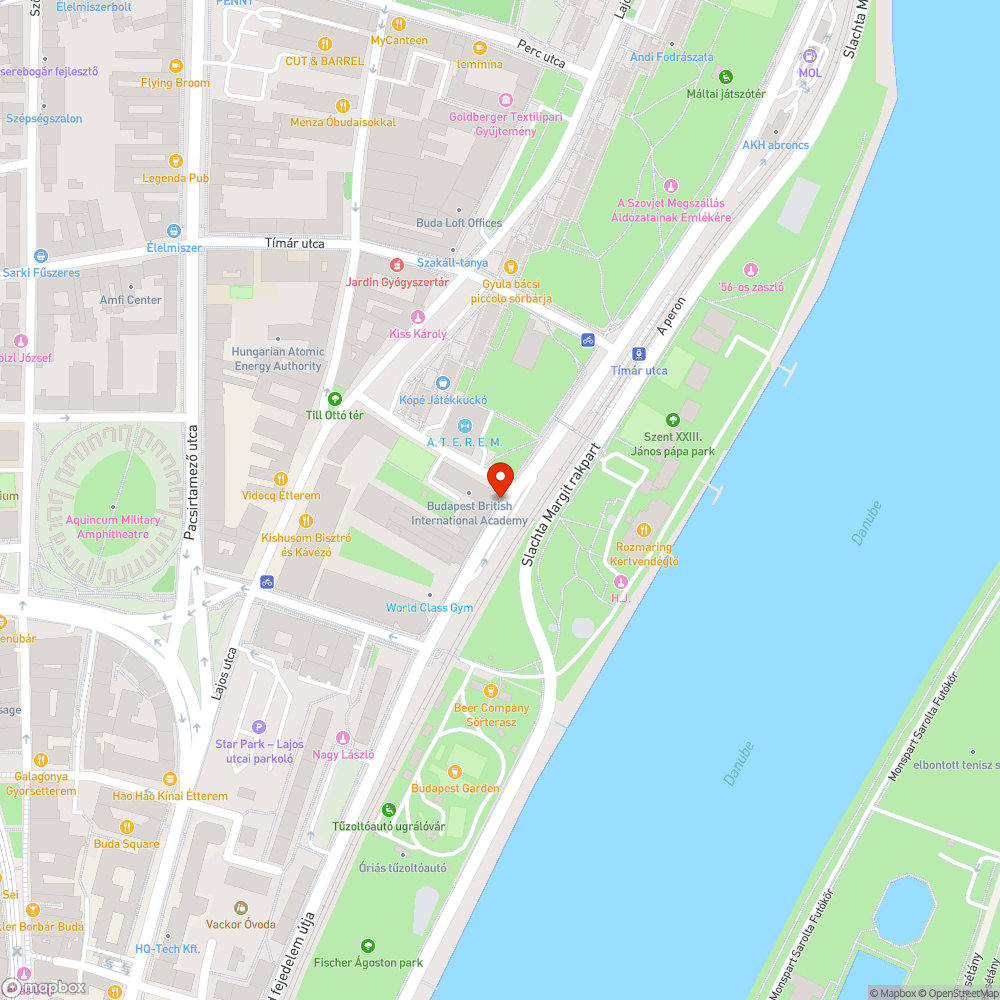 Botlásveszélyes járda bejelentés helye