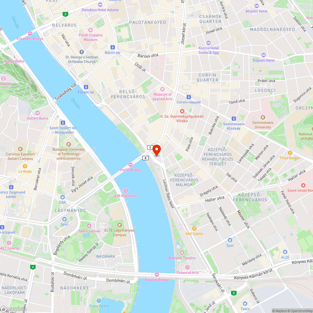 Kiégett lámpa bejelentés helye