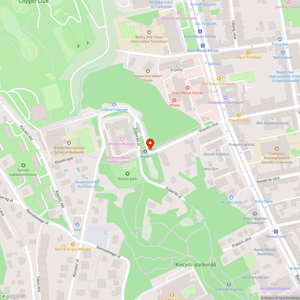 Óbuda Kiscelli utca bejelentés helye