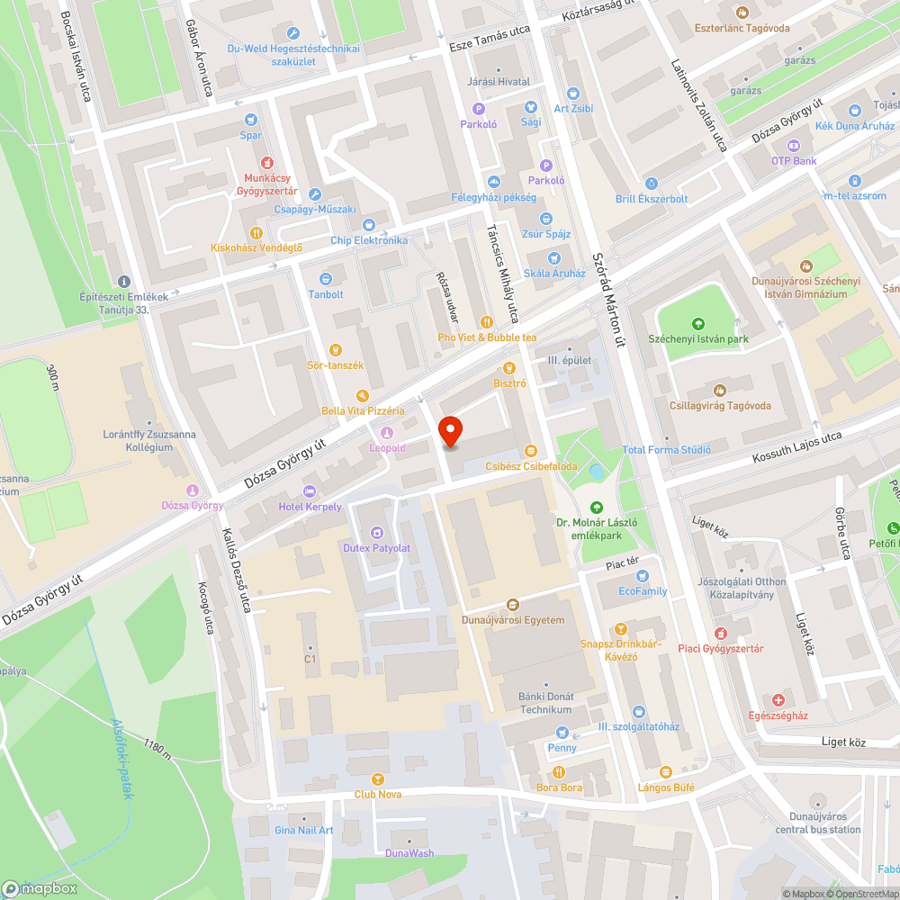 balesetveszélyes járda bejelentés helye