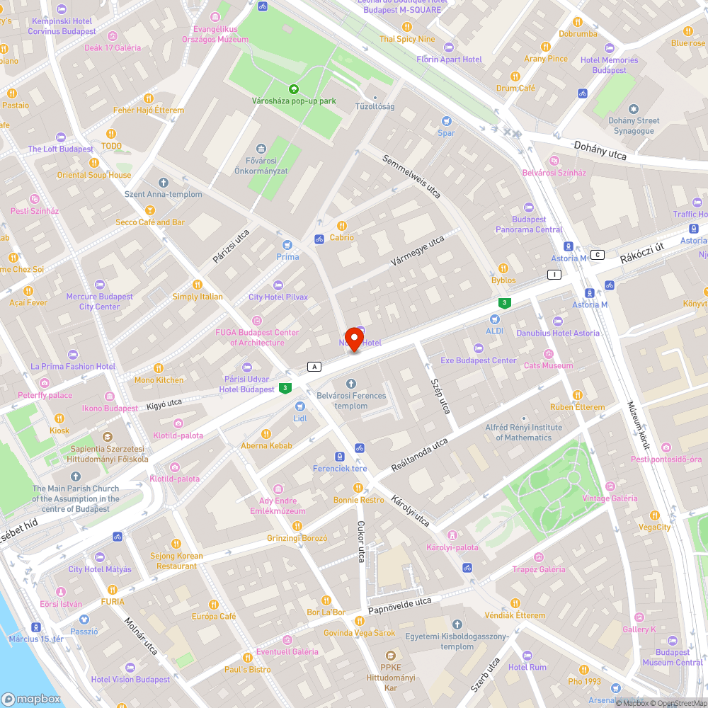 Felújítás bejelentés helye