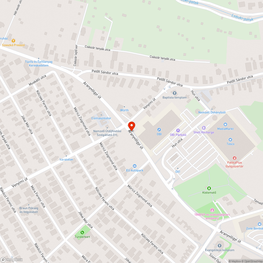 kitört oszlop cseréje bejelentés helye