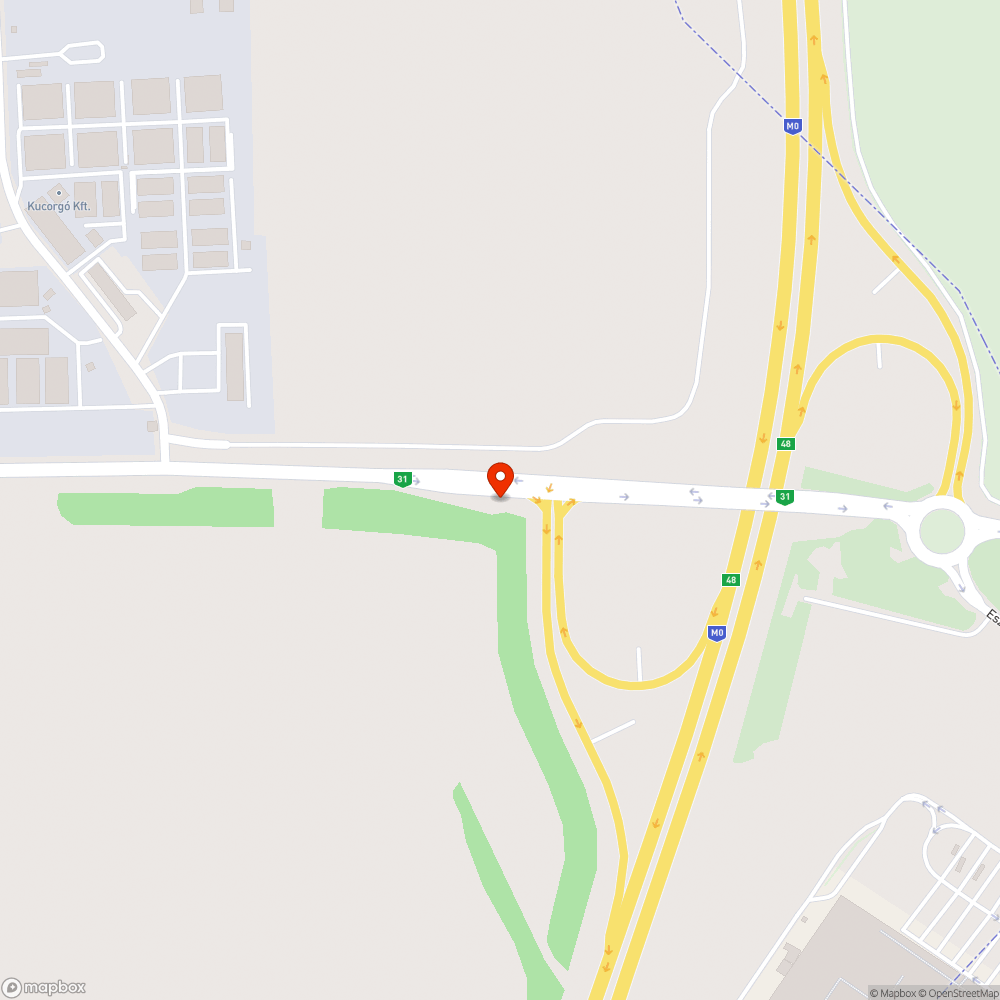 Útjelző tábla láthatósága bejelentés helye