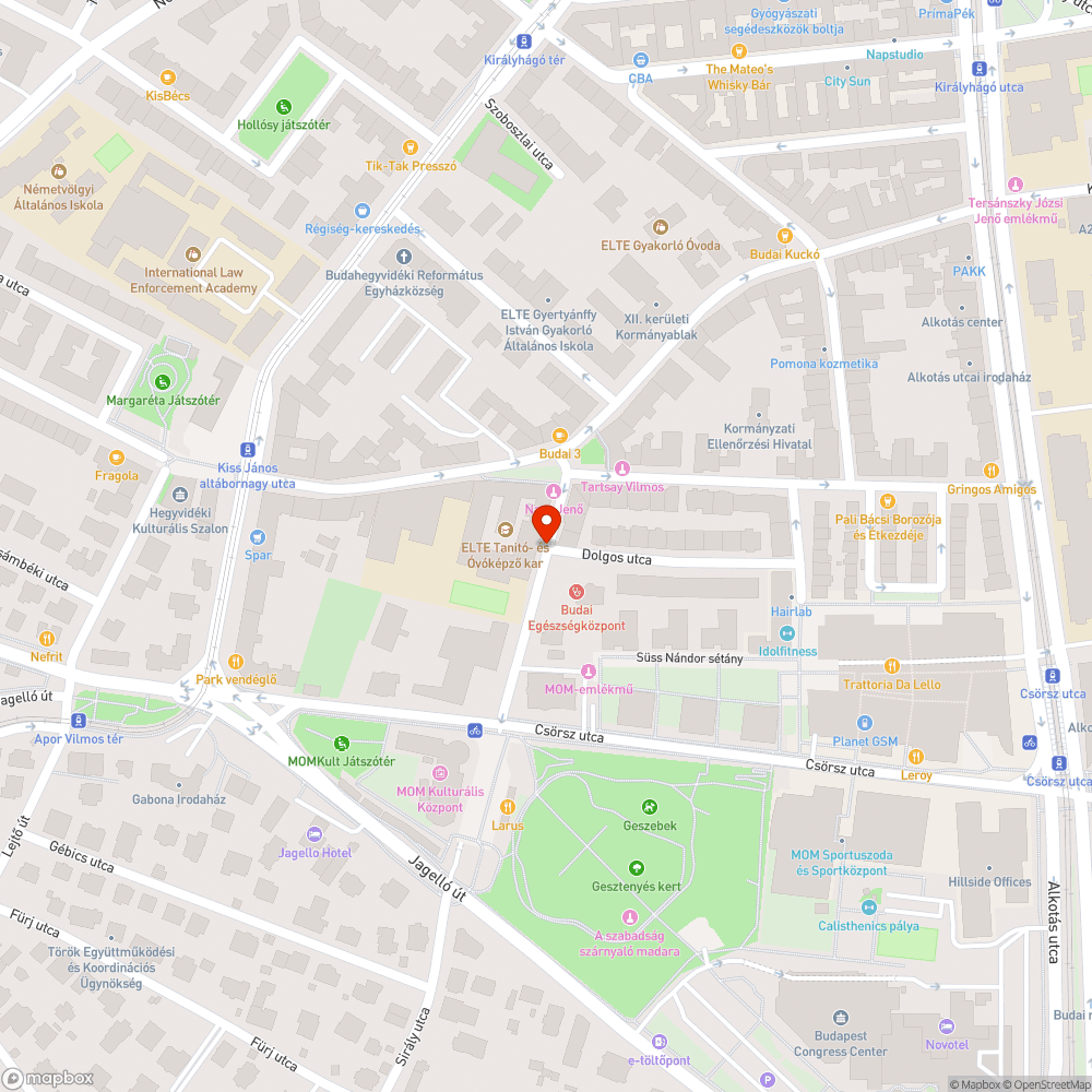 Púpos fedlap a Nagy Jenő utcában bejelentés helye