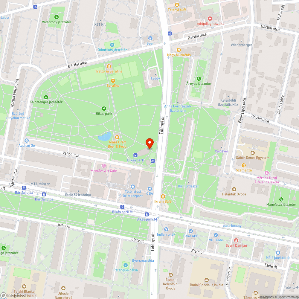 Bikás park metró áramveszély bejelentés helye