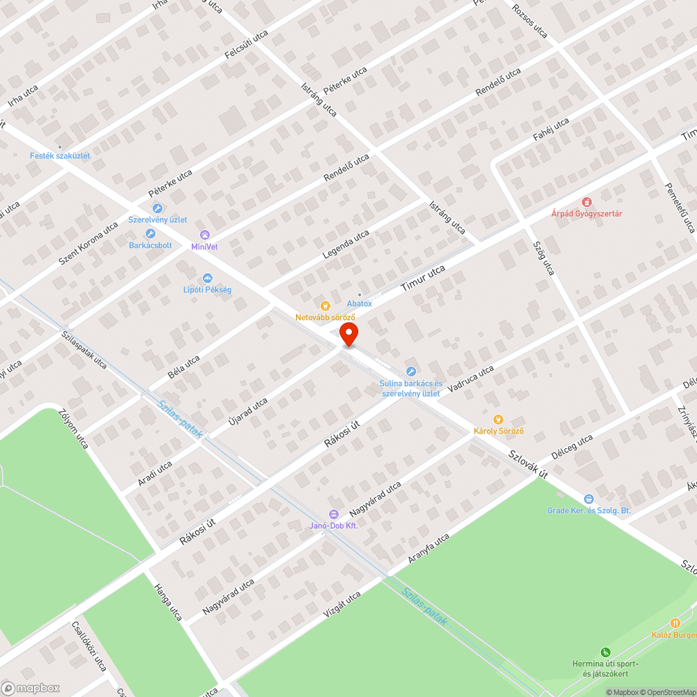 Firka a várón bejelentés helye