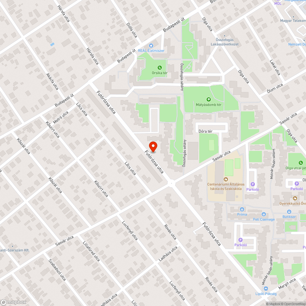 Fém pad bejelentés helye