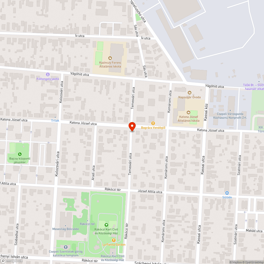 Hiányzó sebességkorlátozó és bukkanó (sebességcsökkentő borda) táblák Csepelen bejelentés helye