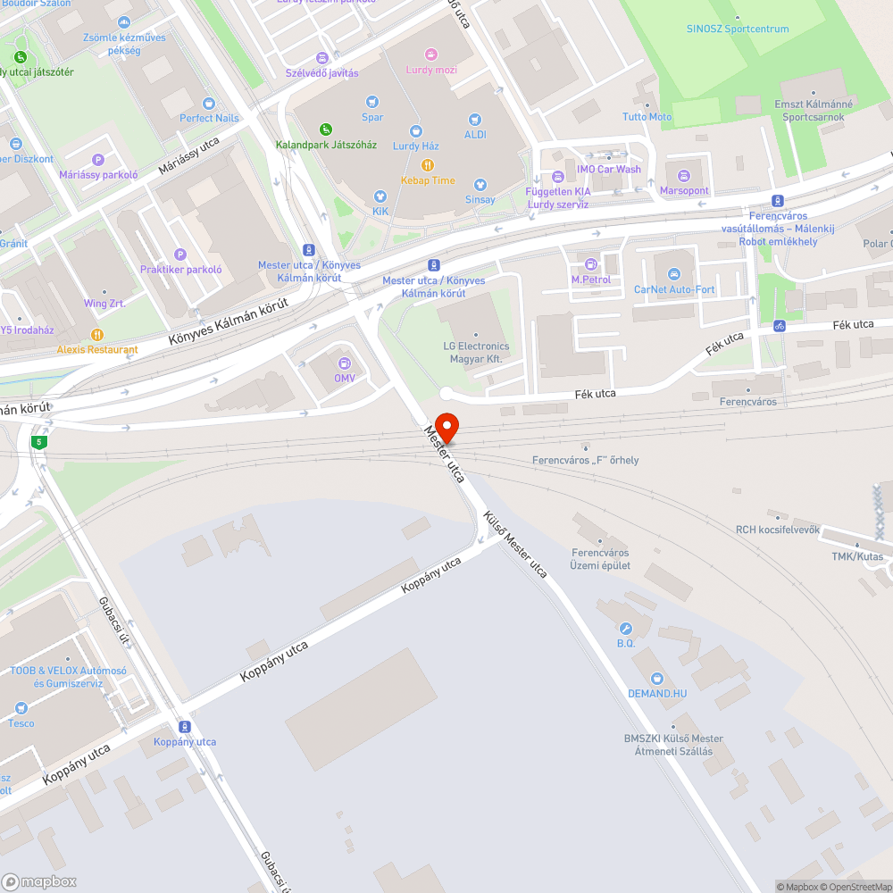 Vízömlés bejelentés helye