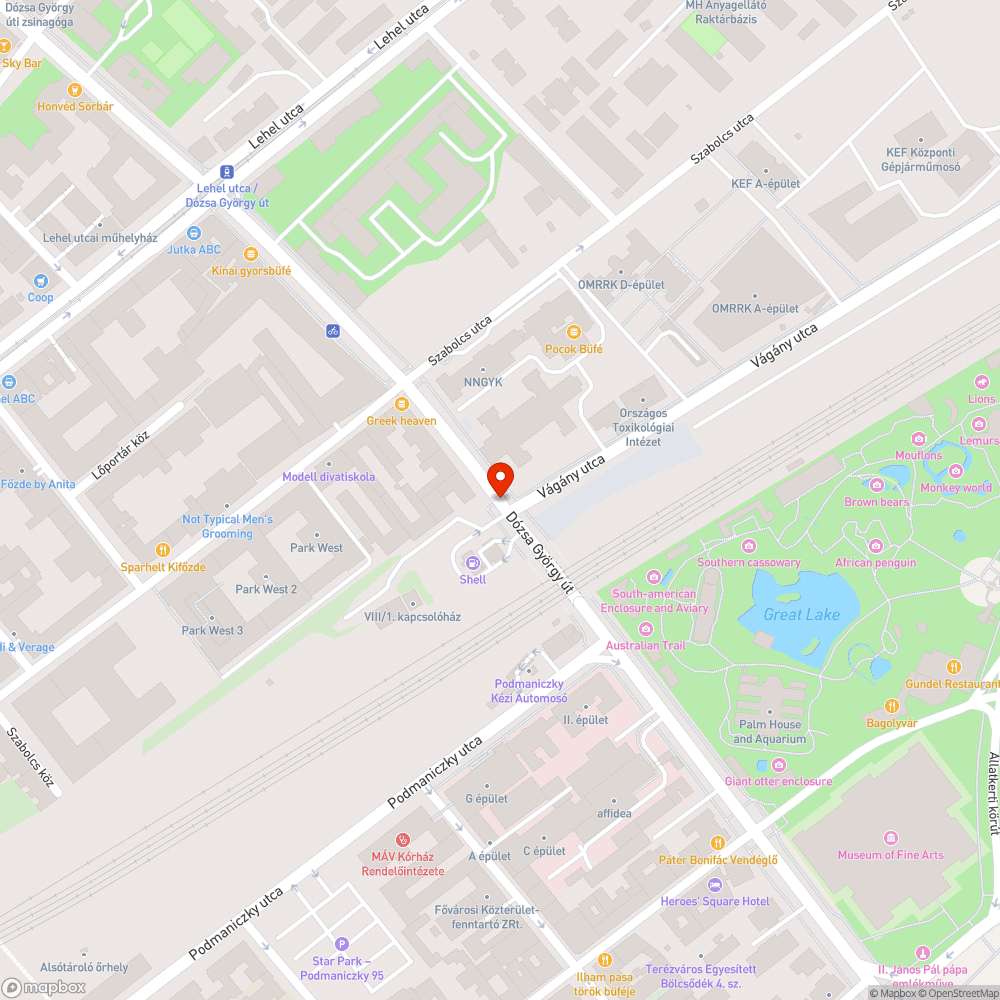 Dózsa György úti aluljáró állapota bejelentés helye