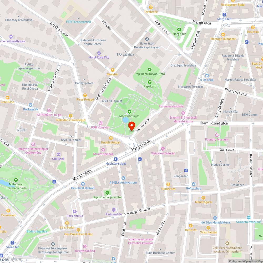 Mechwart-liget bejelentés helye