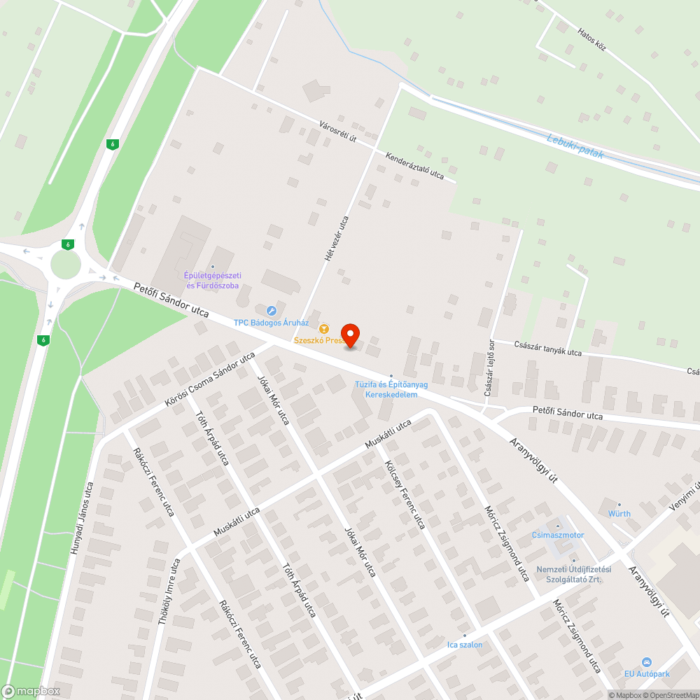 lekopott kerékpárút jelzések bejelentés helye