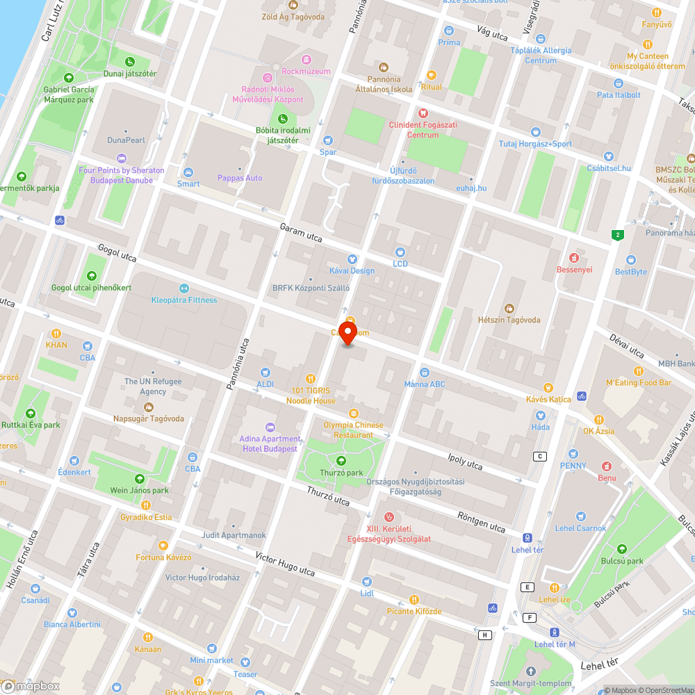 Gogol u. - Hegedűs Gyula u. bejelentés helye