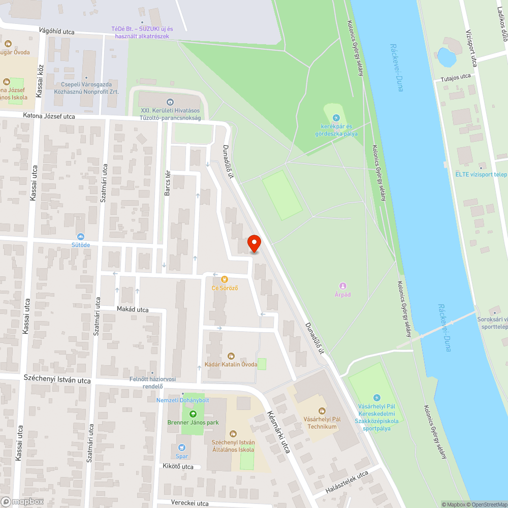 Otthagyott autó bejelentés helye