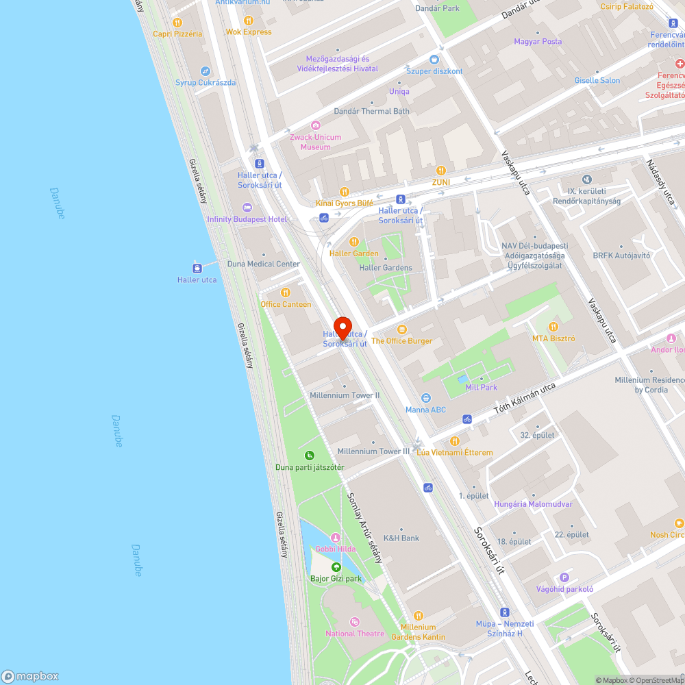 Megoldatlan gyalogos átkelés bejelentés helye