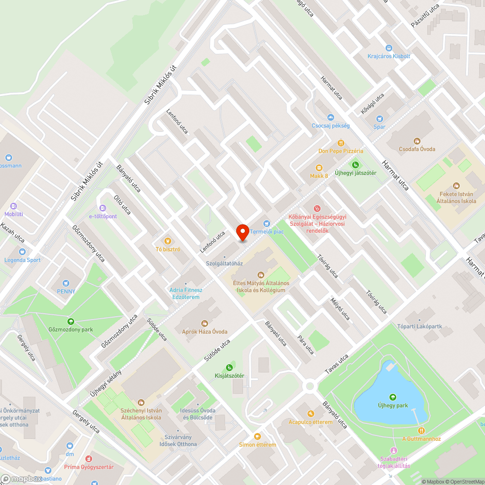 Kövek a sétányon bejelentés helye