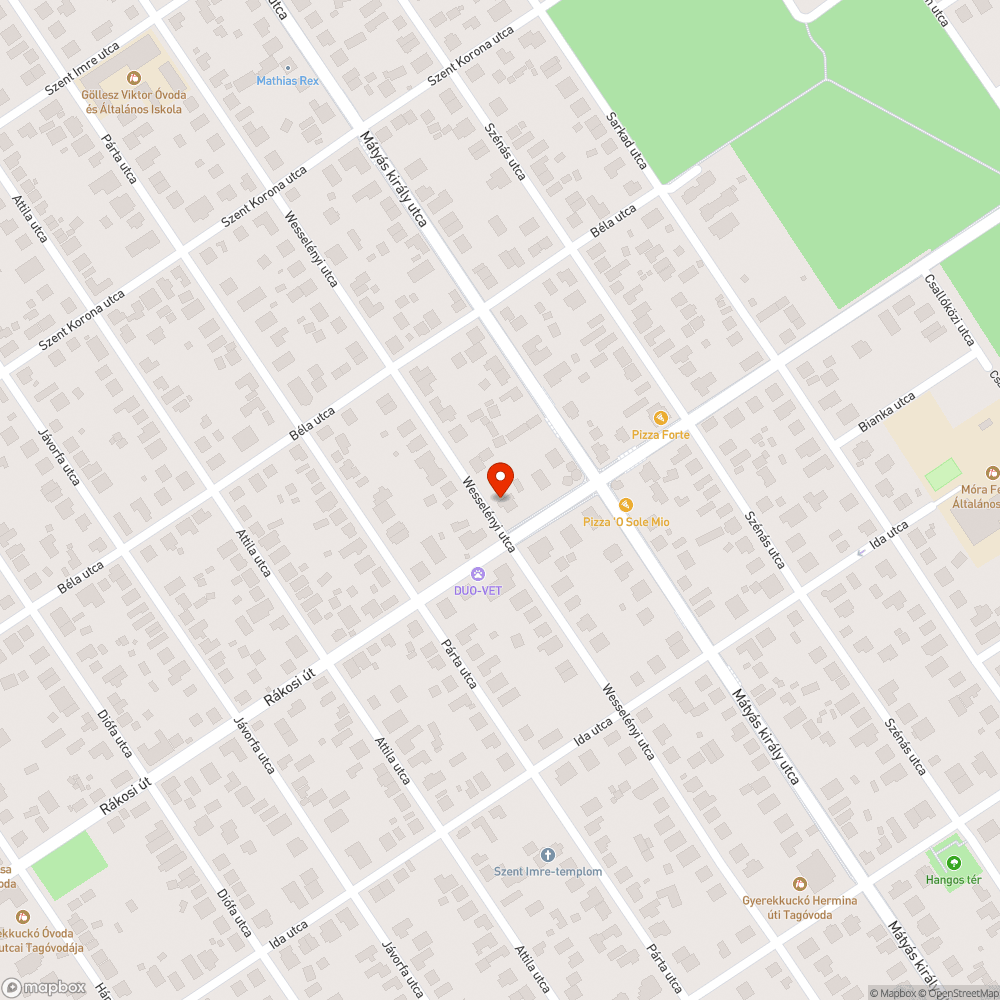 Balesetveszélyes járdaszakasz bejelentés helye