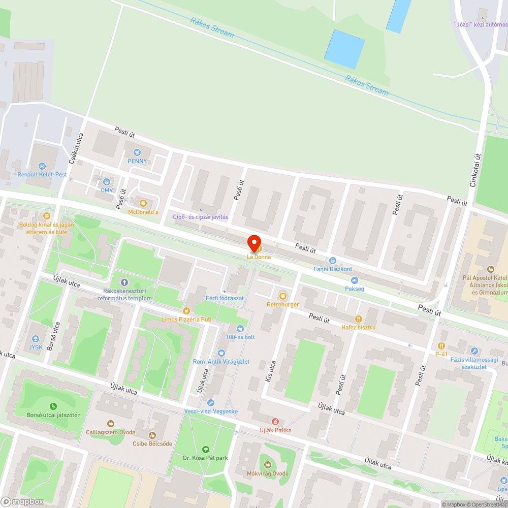 Nagyon ronda bejelentés helye