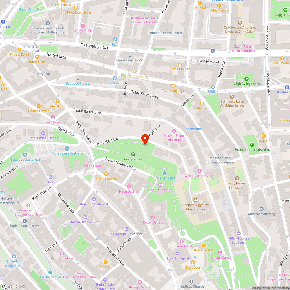 Széteső, veszélyes járda bejelentés helye