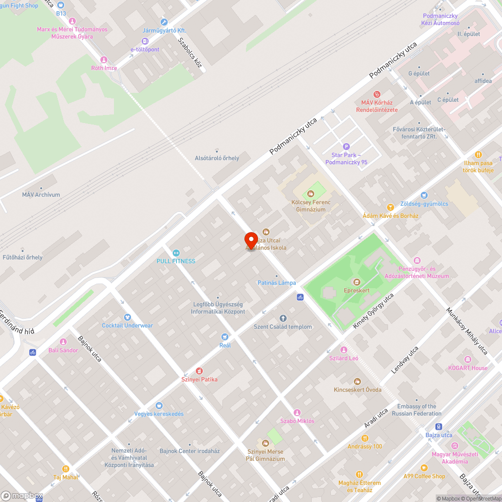 Felbontott, nem visszafestett kerékpársáv bejelentés helye