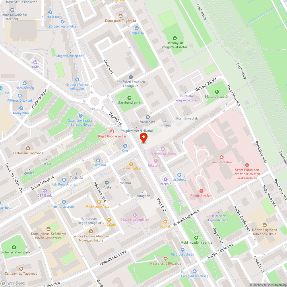 megrongált hirdető bejelentés helye