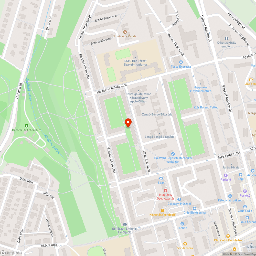 "autóút" a zöldterületen bejelentés helye