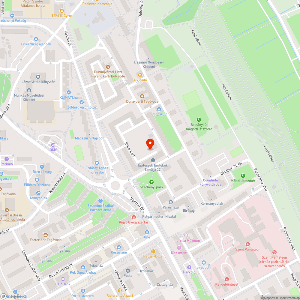 zöldterületi parkolás bejelentés helye