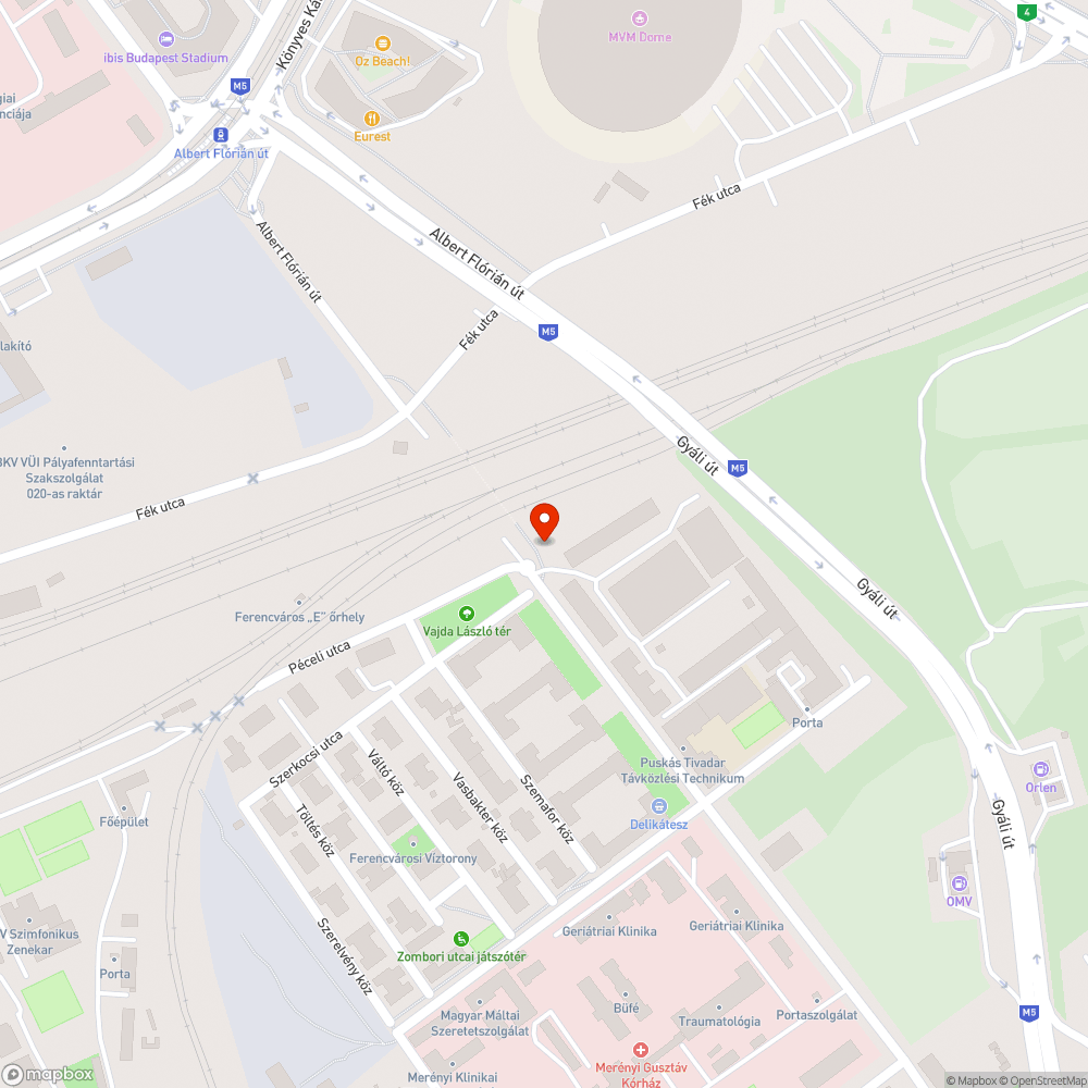 Illegális szemét a Gyáli úti gyalogos-kerékpáros aluljáró délkeleti oldalán bejelentés helye