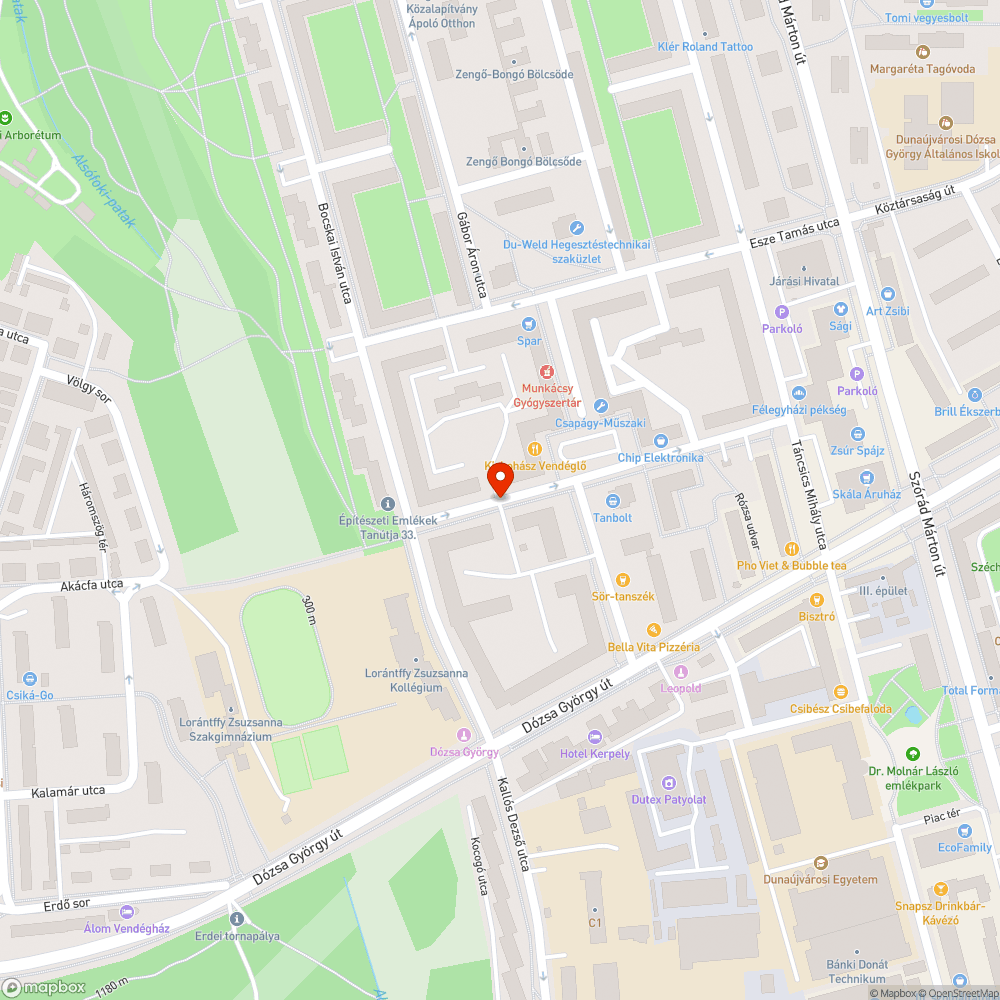 zöldterületi parkolás bejelentés helye