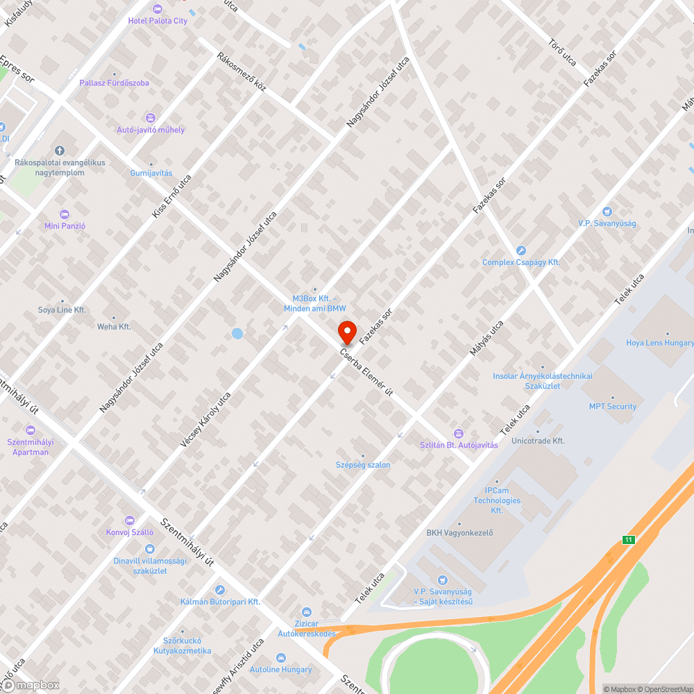 XV kerület Cserba Elemér Fazekas sor sarok kritkus baleseti helyszín bejelentés helye