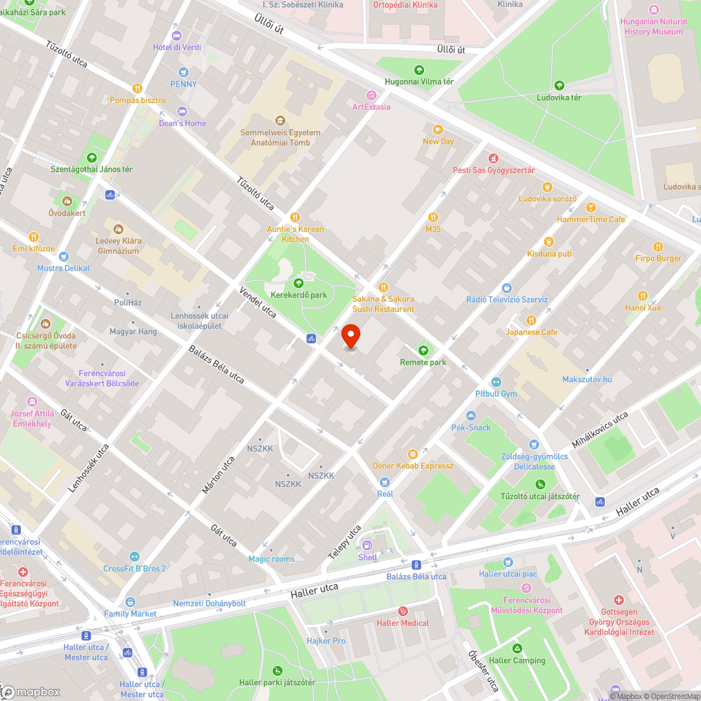 Patkány tetem bejelentés helye