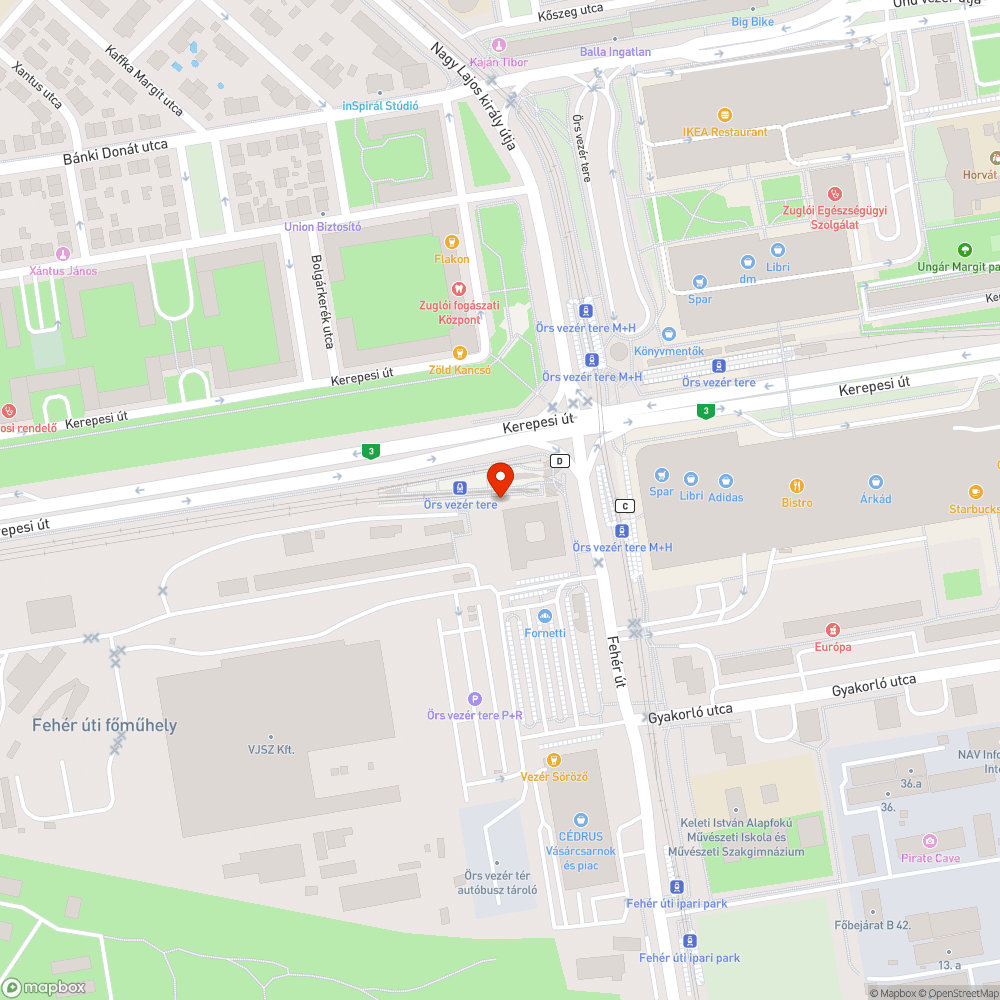 Olvashatatlan kiírás bejelentés helye