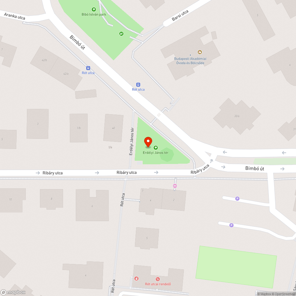 Szemét az Erdélyi János téren bejelentés helye