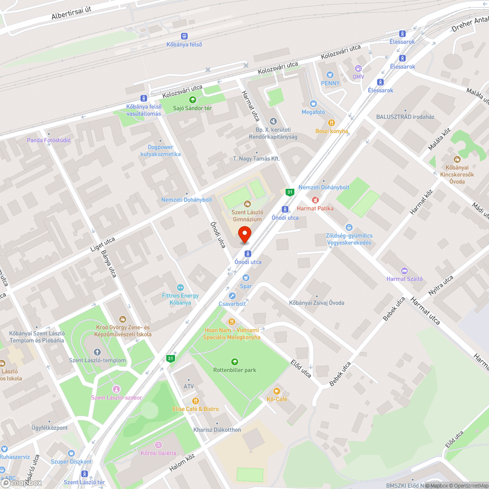 Hiányzó fényterelő bejelentés helye