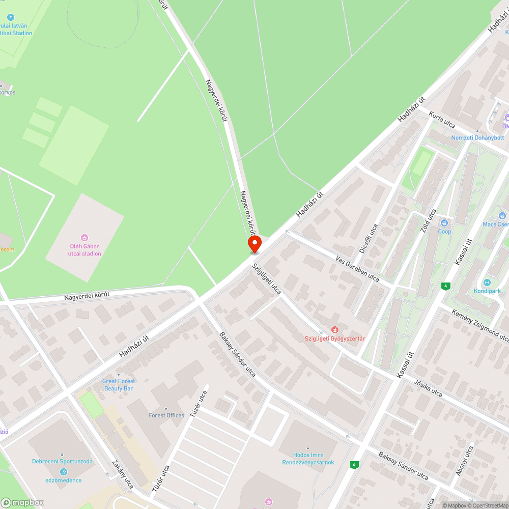 Gyalogos-átkelőhely hiánya bejelentés helye