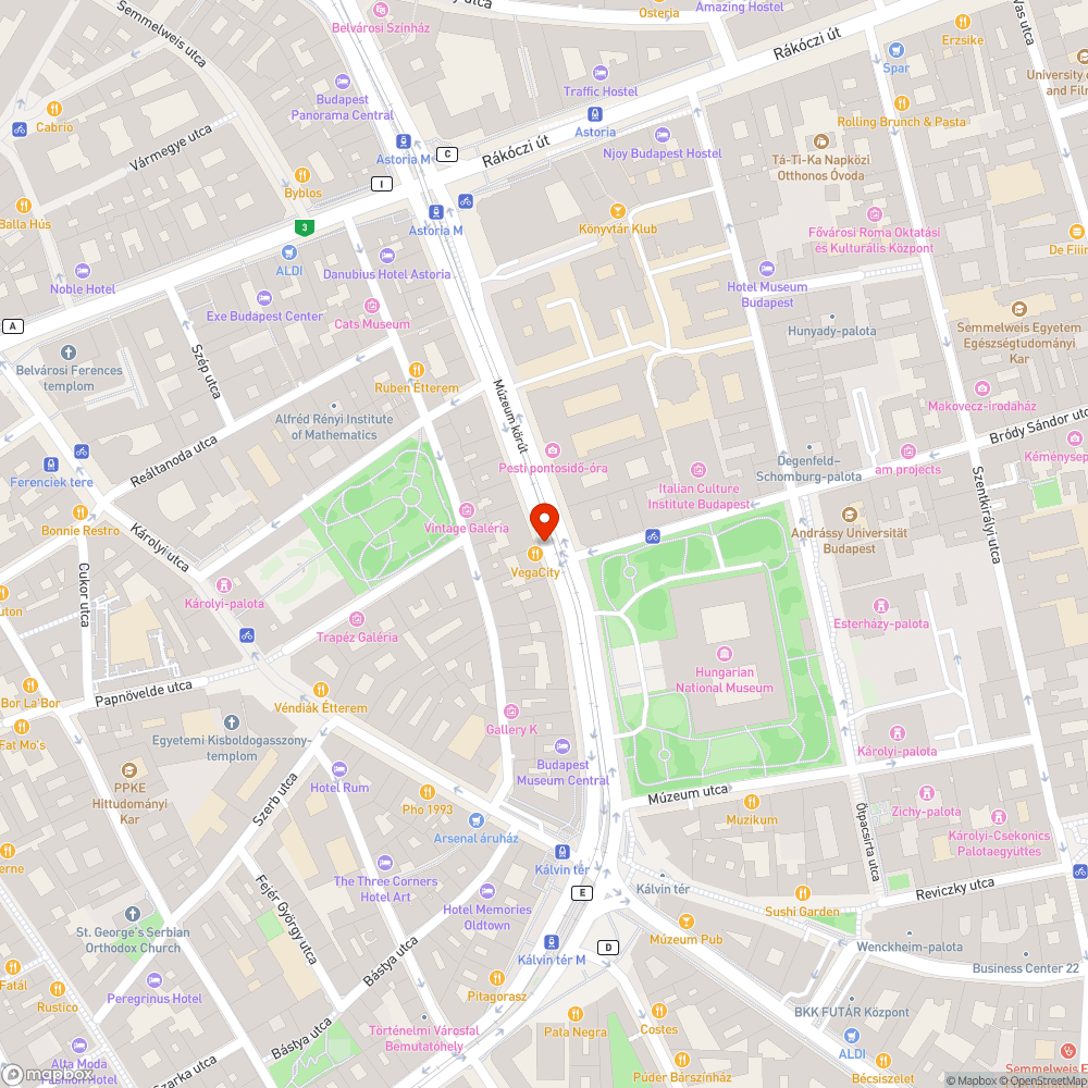 Facsonkok a Muzeum koruton bejelentés helye