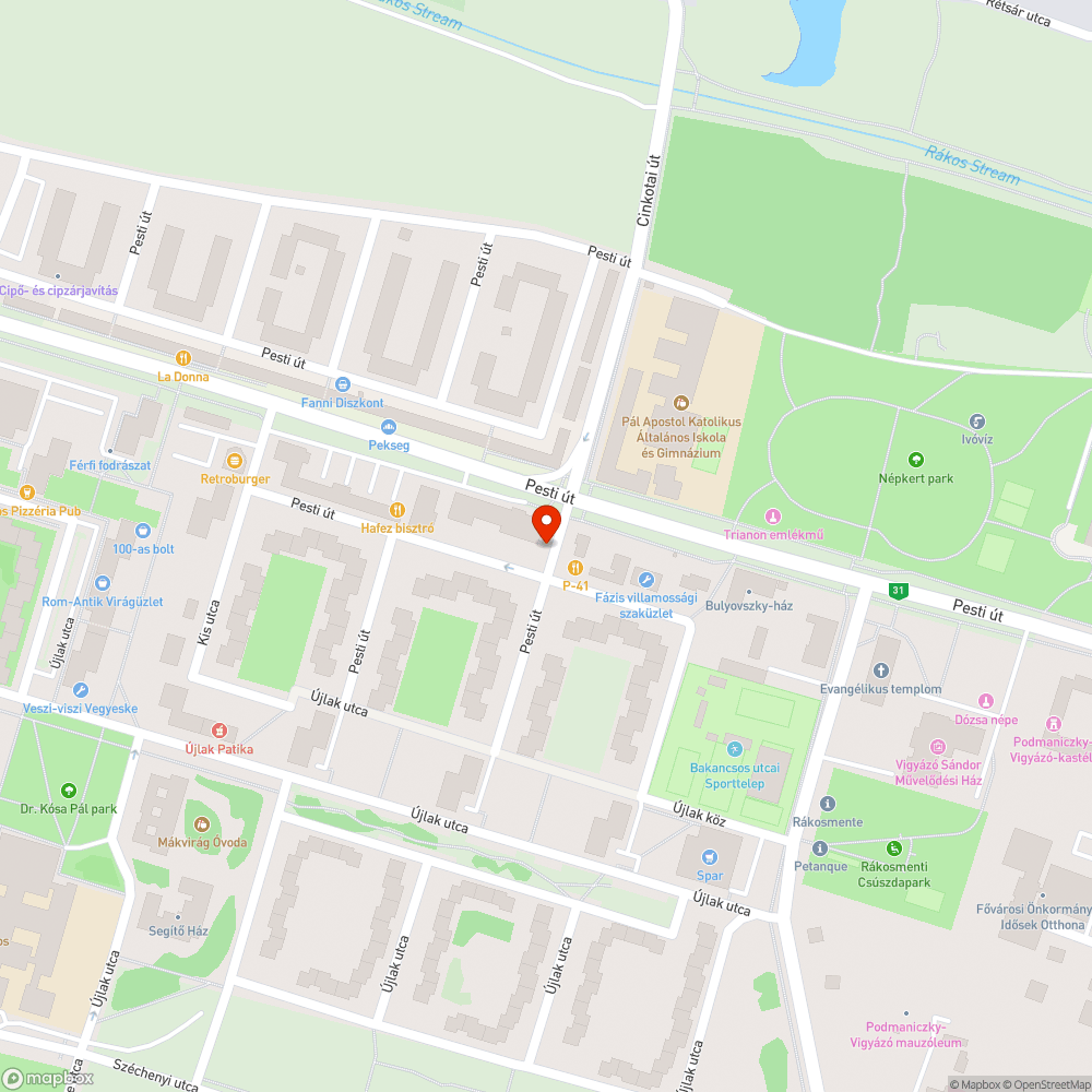 Kidőlt poller bejelentés helye