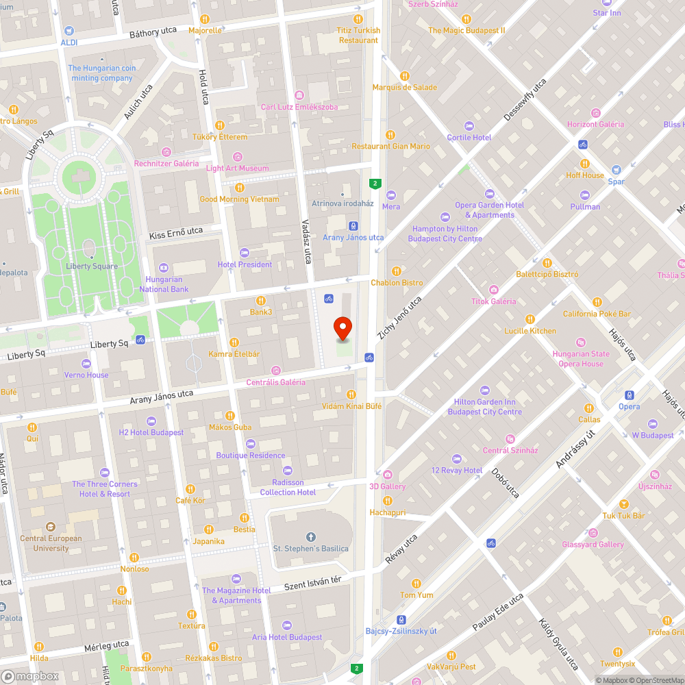 Podmaniczky Frigyes tér nem jarhato at kerekparral bejelentés helye