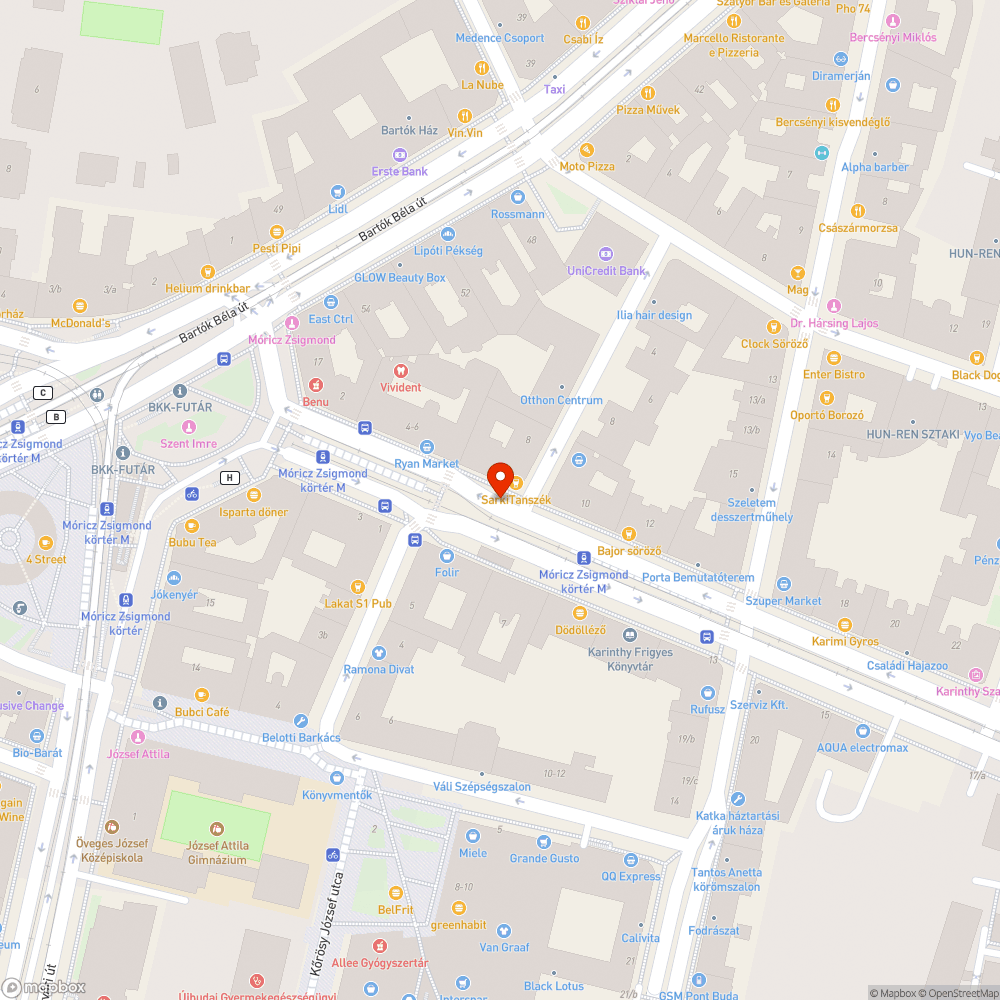 Leszakadt szemetes bejelentés helye