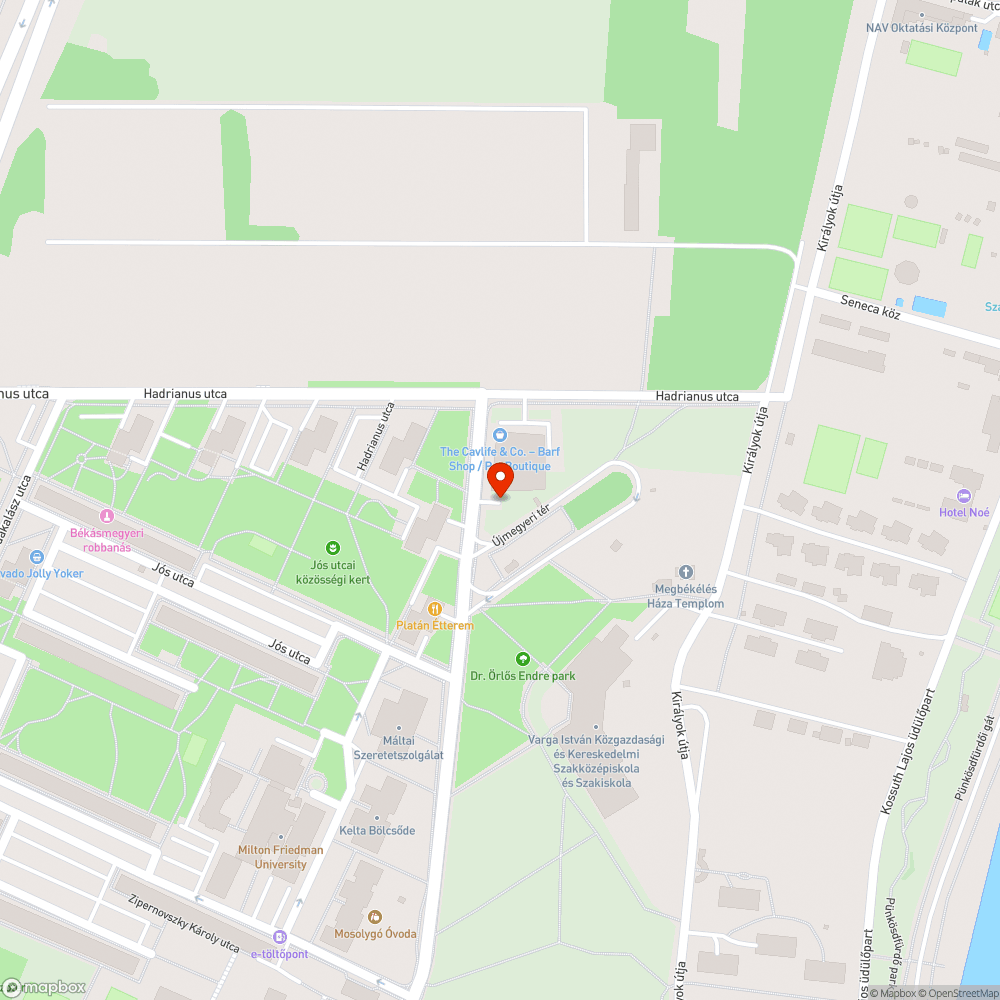 Leszakadt pad bejelentés helye