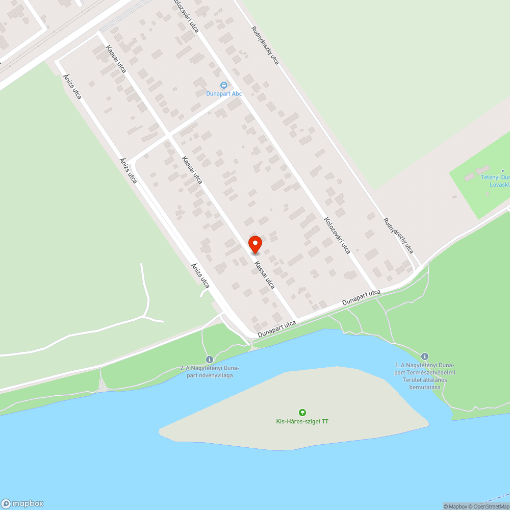 Nem működő lámpa a Kassai utcában bejelentés helye