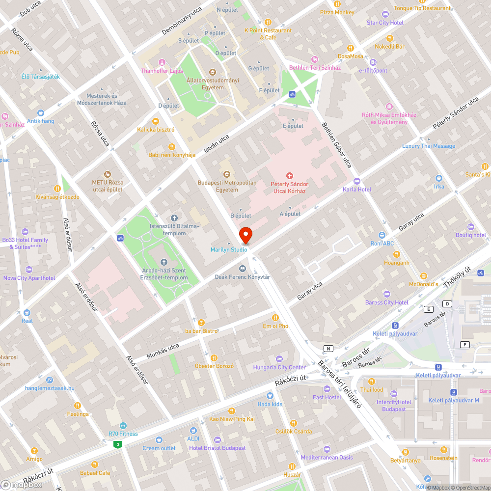 Kráter a macskakövek között bejelentés helye