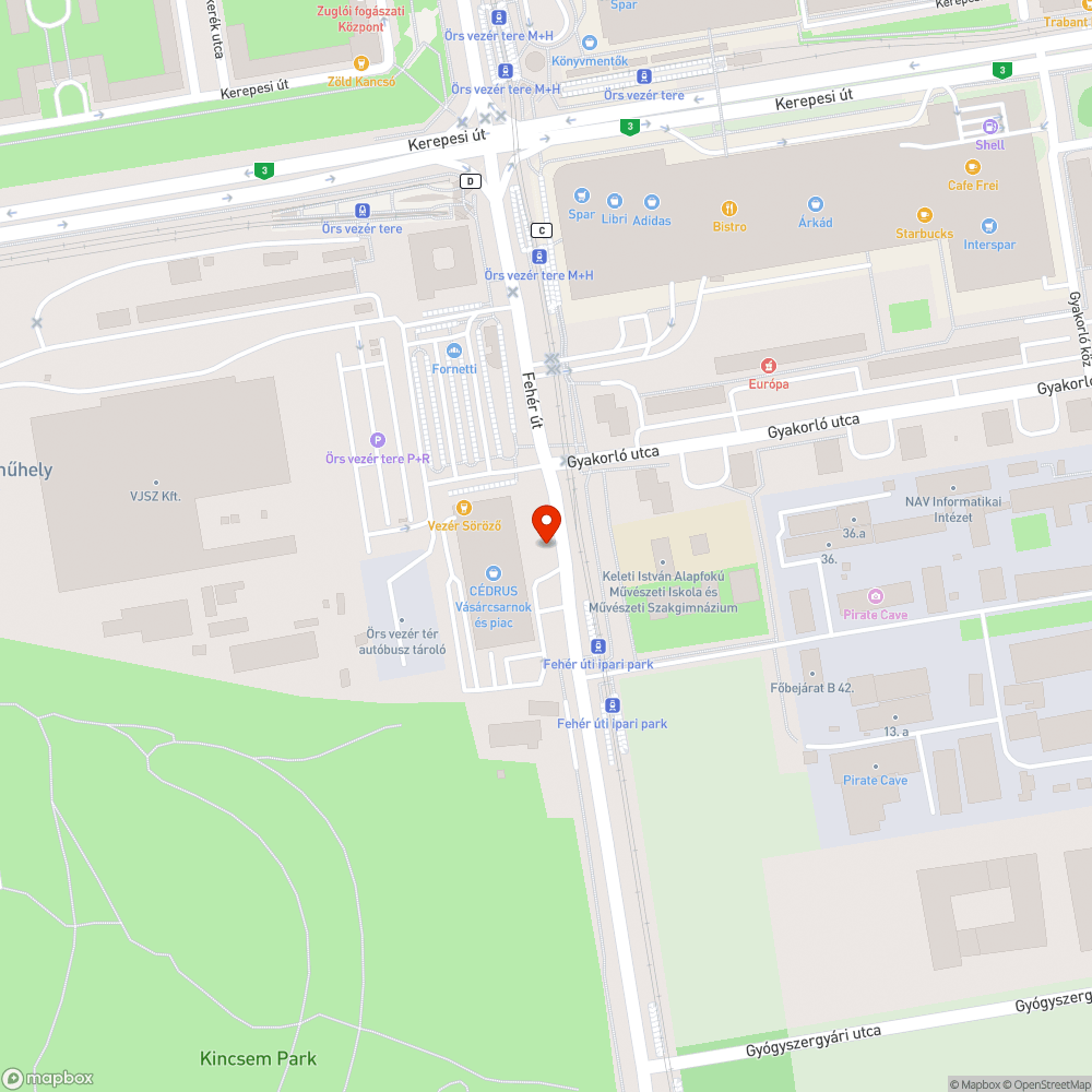 Szomorú fűz bejelentés helye