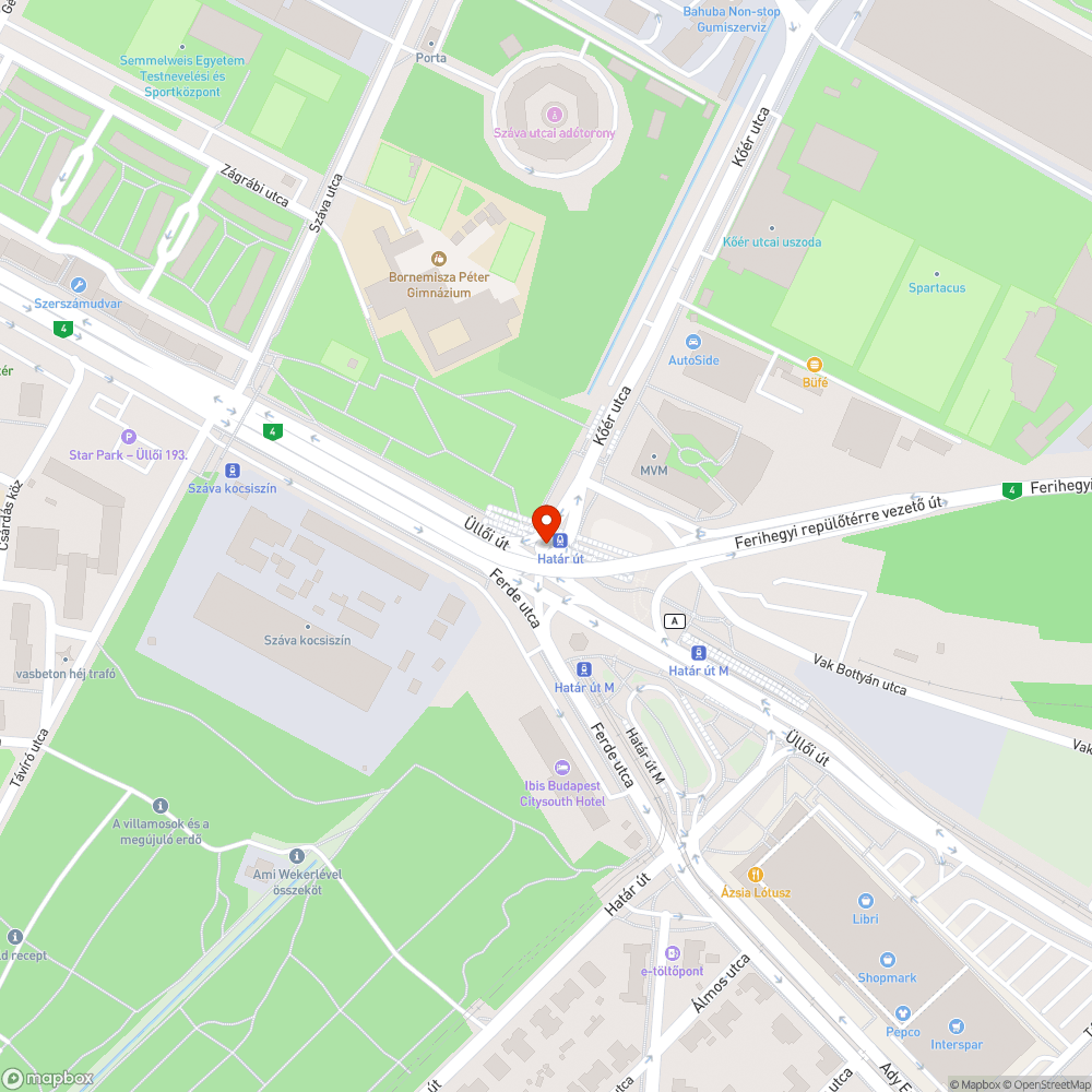 Szeméttel teli a kispesti Üllői úti járda bejelentés helye