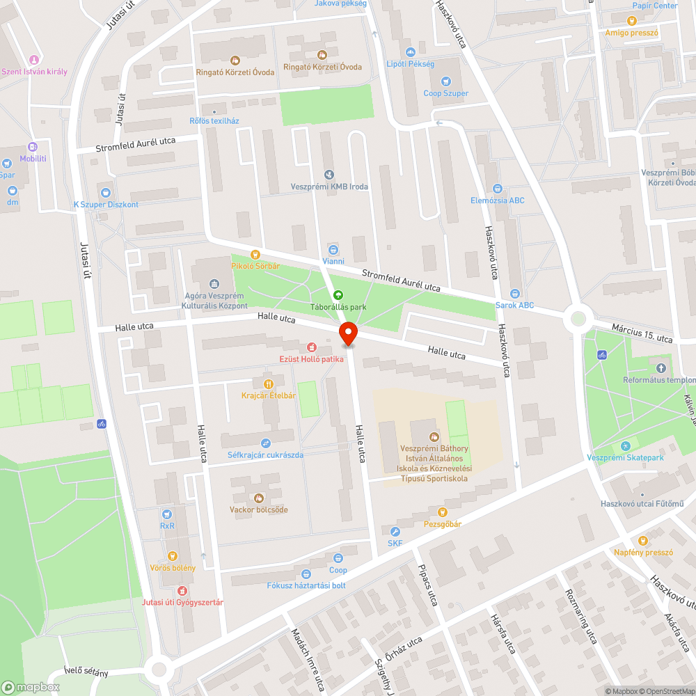 Szemétkupac a parkolóban bejelentés helye