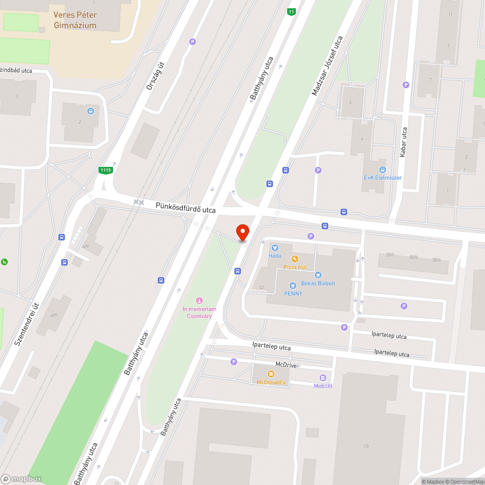 Szemetes bejelentés helye