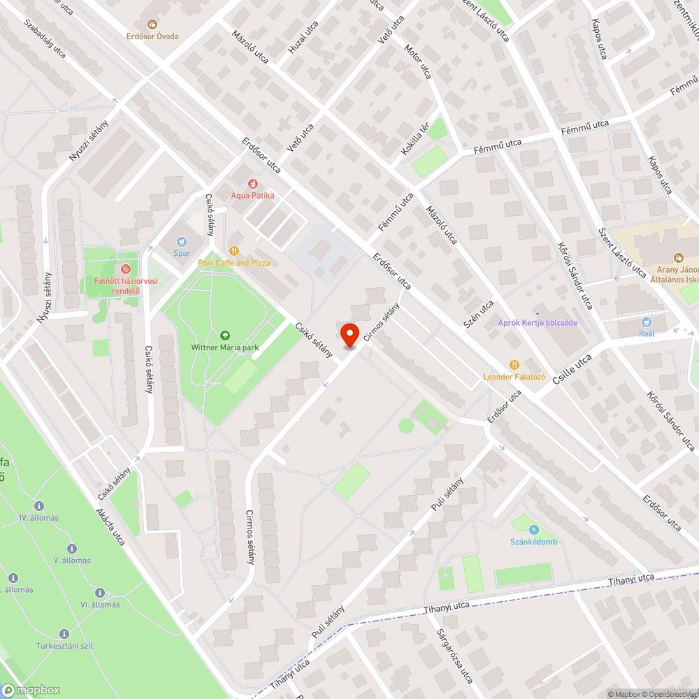 Nehezen belátható egyenrangú útkereszteződés bejelentés helye